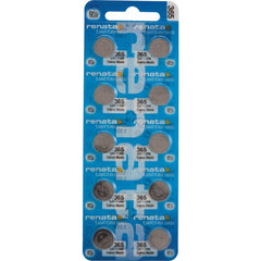 Pilas para reloj Renata® de óxido de plata y mercurio al 0 % – 1,55 V, de larga duración, de alto y bajo consumo (paquete de 10)