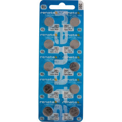 Pilas para reloj Renata® de óxido de plata y mercurio al 0 % – 1,55 V, de larga duración, de alto y bajo consumo (paquete de 10)