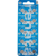 Pilas para reloj Renata® de óxido de plata y mercurio al 0 % – 1,55 V, de larga duración, de alto y bajo consumo (paquete de 10)