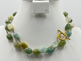Rarities Sterling Silver Goldclad Beryl Beaded Necklace, 40"