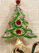 R.J. Graziano "Get Gifty" Crystal Accented and Enamel Tree Brooch