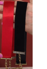 Heidi Daus "Tools of the Trade" Set of 2  Ribbon Necklaces, 16"