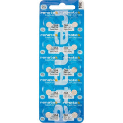 Pilas para reloj Renata® de óxido de plata y mercurio al 0 % – 1,55 V, de larga duración, de alto y bajo consumo (paquete de 10)