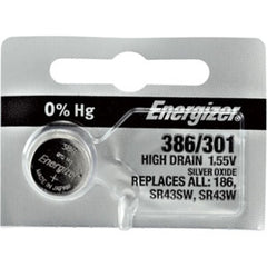 Energizer® 0% Mercury Silver Oxide Watch Battery – Long-Lasting, Low Self-Discharge, Up to 10 Years, Multiple Models Available