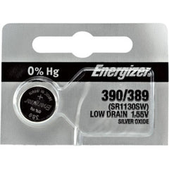 Energizer® 0% Mercury Silver Oxide Watch Battery – Long-Lasting, Low Self-Discharge, Up to 10 Years, Multiple Models Available