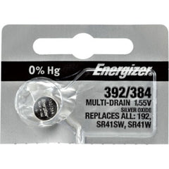 Energizer® 0% Mercury Silver Oxide Watch Battery – Long-Lasting, Low Self-Discharge, Up to 10 Years, Multiple Models Available