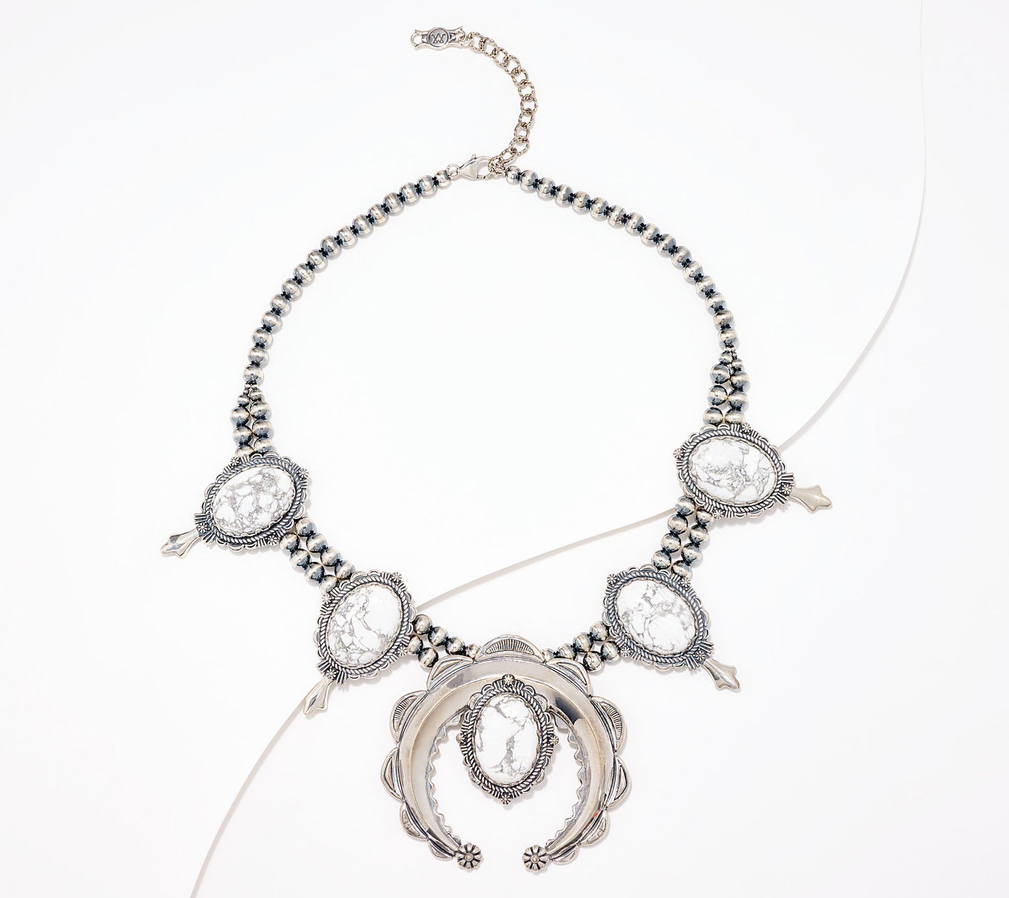 American West Silver Statement Necklace Lobster | Necklace