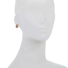 Jay King Sterling Silver Shitake Stone Stud Earrings