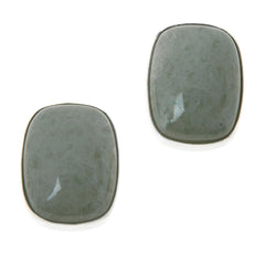 Jay King Sterling Silver Green Aventurine Stud Earrings