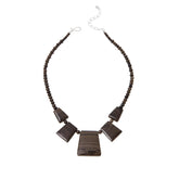 Jay King Sterling Silver Asian Chestnut Stone Necklace, 18"