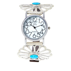 Reloj Chaco Canyon con correa de piel turquesa, de 18 a 21 cm