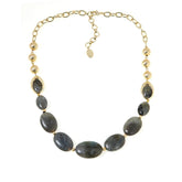 Connie Craig Carroll Eva  Labradorite Beaded Necklace, 20"