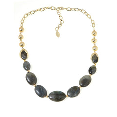 Connie Craig Carroll Eva Labradorite Beaded Necklace, 20"