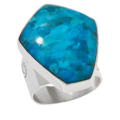 Jay King Sterling Silver Maiden Hair Turquoise Ring Size, 6
