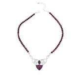 Jay King Sterling Silver Ruby & Pink Sapphire Pendant Necklace, 18"