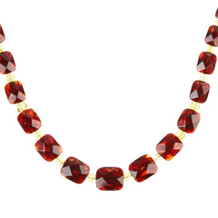 Jay King Sterling Silver Brown & Yellow Amber Necklace, 18"