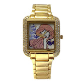 Disney Little Mermaid Ariel Bracelet Watch with Storybook Window Box, 7-1/4"to 8-1/4"