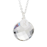 Herkimer Mines "Diamond" Quartz Initial "R" Drop Necklace, 18"