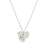 Herkimer Mines "Diamond" Quartz Multi-Cut Stone Drop Necklace, 17"