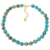 Connie Craig Carroll Jewelry Malone Composite Gem Beaded Necklace, 18"