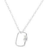 Herkimer Mines Silvertone Brass Unlocked Legend Necklace, 19"+2"