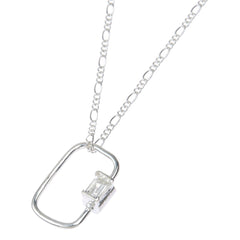 Herkimer Mines Silvertone Brass Unlocked Legend Necklace, 19"+2"