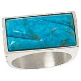 Jay King Sterling Silver Sonoran Blue Turquoise Ring, Size 8