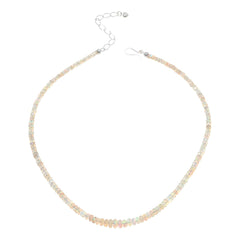 Jay King Sterling Silver Ethiopian Glacier Opal Necklace, 19"