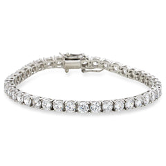 Pulsera de plata de ley con cierre magnético mágico y forma de estrella, 18 cm