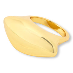 Bellezza Bronze Shiny Placket Ring, Size 6