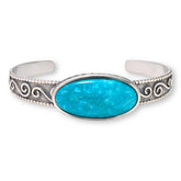 Jay King Gallery Collection Sterling Silver Sonoran Turquoise Cuff Bracelet