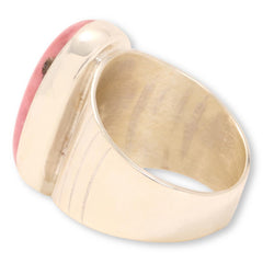 Jay King Sterling Silver Rhodochrosite Oval Solitaire Ring, Size 9