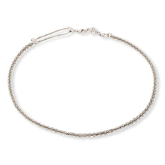 Bellezza Bronze Silvertone Cristallino Chain Adjustable Sliding Necklace