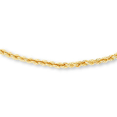 Bellezza Bronze Rope Chain Adjustable Sliding Necklace