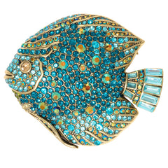 Heidi Daus Too Cool For School Crystal Fish Pin
