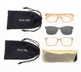 Kirks folly Glitter Readers with Magnetic Sunglasses 3-3.5, 3.5"