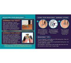 Set of Two Goldtone Magic Bax Earring Lifters by Lori Greiner