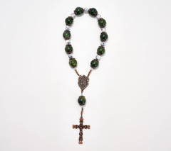 Connemara Marble Door Knob White Protection Rosary