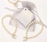 Always in My Heart 3-Piece Pearl Yellow Bracelet by Valerie Avg