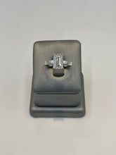 1. 99953 (L-2226) - 14KW Lab Ring Emerald Solitaire E-VS1 3.08CTTW ($6995) | 14k White Gold
