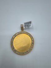 10K Yellow Gold Custom Picture Pendant Statement Piece
