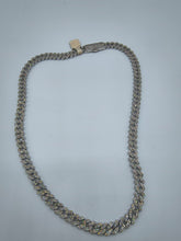 10K White Gold Diamond Cuban Necklace 10mm 22" SI Diamond