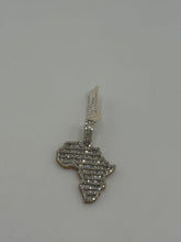 10K Yellow Gold Africa Diamond Pendant 1.75" Hip Hop Style