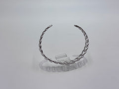 OrPaz Sterling Silver Linked Oval Bangle Bracelet, 6-3/4"