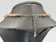 Jay King Sterling Silver Sunstone & Turquoise Bead Necklace – 18"