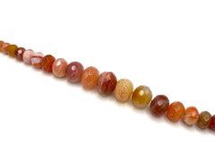 Jay King Red Chalcedony Graduated Beaded Sterling Silver Necklace 18"