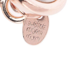 Bronzo Italia 8" Multi-strand Curb Link Bracelet, 8"L; 7" fit