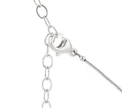 Turquoise and Liquid Silver 20" Station Sterling Necklace