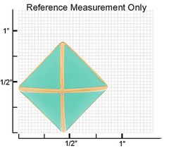 Joan Rivers Set of 3 Enamel Pyramid Button Earrings