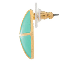 Joan Rivers Set of 3 Enamel Pyramid Button Earrings